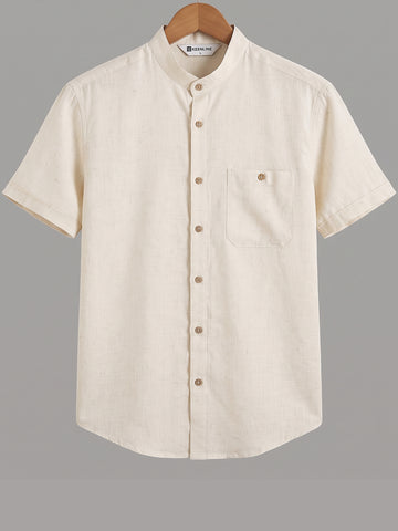 KEENLINE Signature Blush Pure Cotton Shirt – Refined Summer Luxury