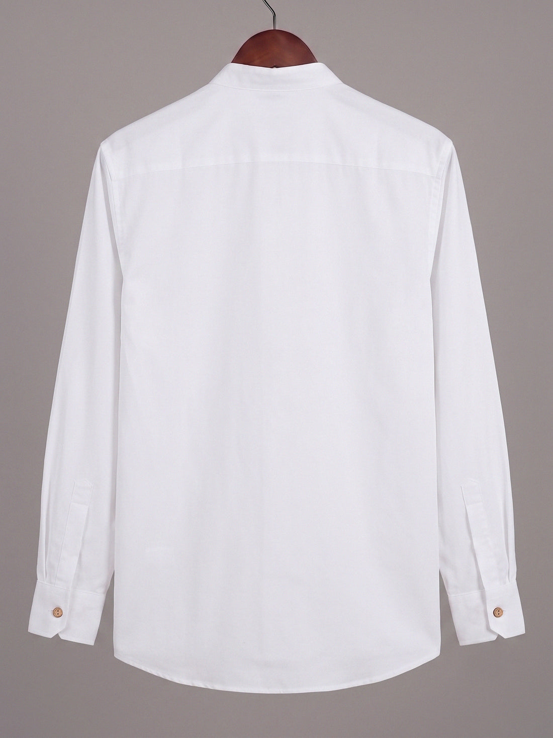 KEENLINE Signature White Pure Cotton Shirt – Full Sleeve Timeless Luxury