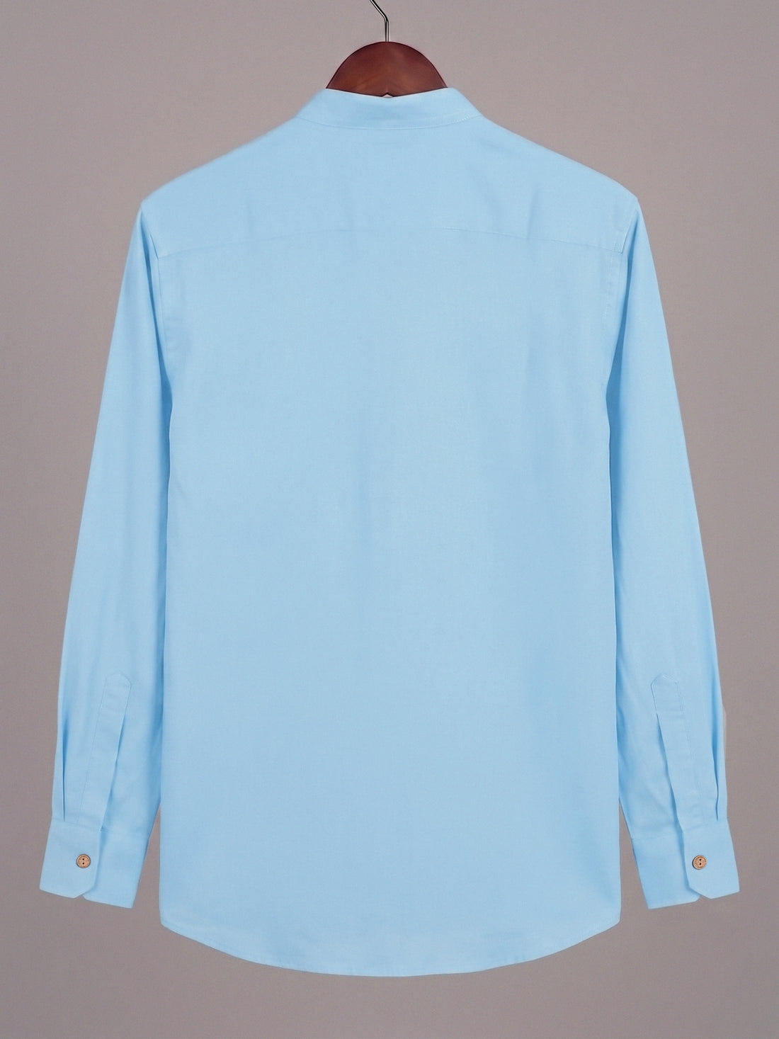 KEENLINE Premium ice Blue Pure Cotton Shirt – Full Sleeve Fresh & Refined