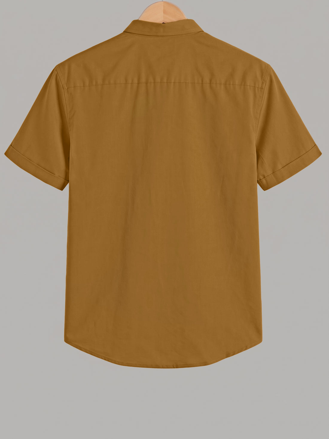 #KEENLINE Premium Cotton Mustard Yellow Kurta Shirt With Pocket