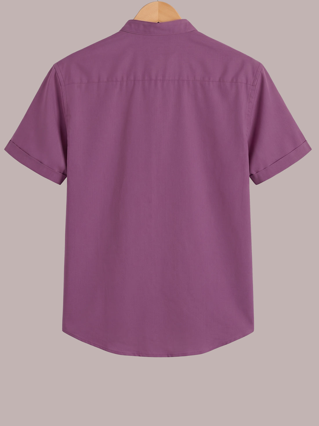 #KEENLINE Men's Pure Cotton Royal Purple Kurta Shirt With Pocket