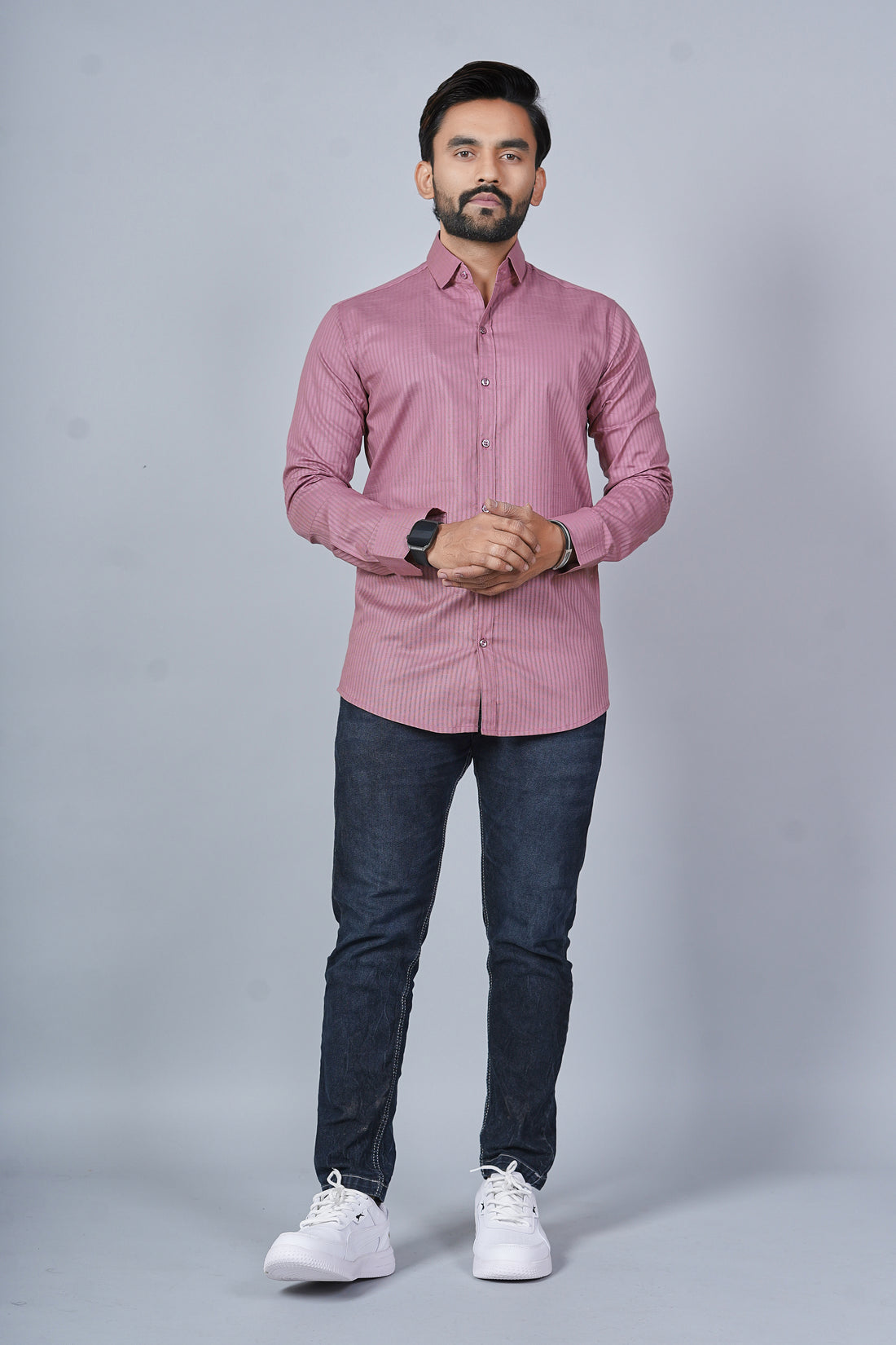KEENLINE Soft Bit Linen Cotton Shirt – Full Sleeve Elegant Everyday Luxury