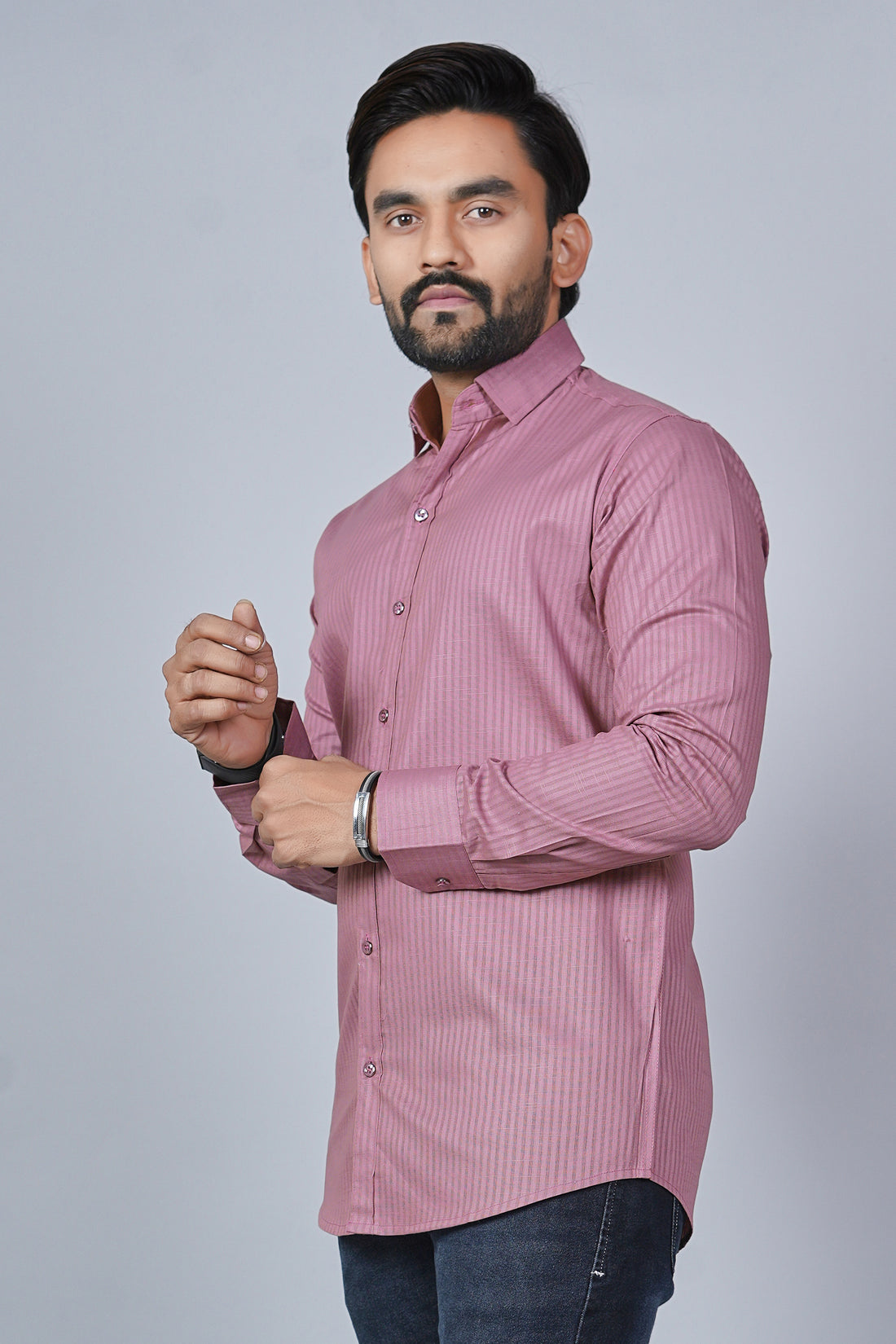KEENLINE Soft Bit Linen Cotton Shirt – Full Sleeve Elegant Everyday Luxury