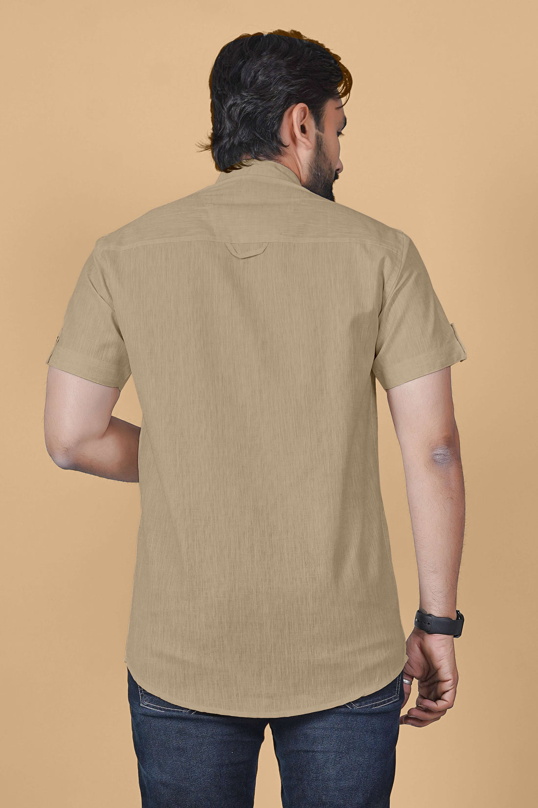 KEENLINE Heritage Linen Cotton Shirt – Short Sleeve Timeless Luxury